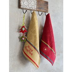 Product partial christmas star towels