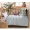 Baby's Crib Sheets Set 3pcs 120x170 NEF-NEF I Love Bunnies Pistachio 100% Cotton 144TC