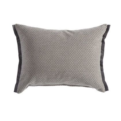Decorative Pillow 40x55 NEF-NEF Brand Grey 85% Acrylic 15% Polyester
