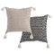 Decorative Pillow 45x45 NEF-NEF Zackren Black/Natural 55% Cotton 45% Polyester