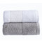 Bath Towels 3pcs Set 30x50/50x90/70x140 NEF-NEF Loren Grey 100% Cotton
