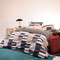 Single Fitted Bed Sheets Set 100x200+32 Melinen Home Urban Rose 100% Cotton 144 TC
