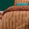 Σετ Σεντόνια King Size Με Λάστιχο 180x200+32 Melinen Home Ultra Line Archie Caramel 100% Cotton