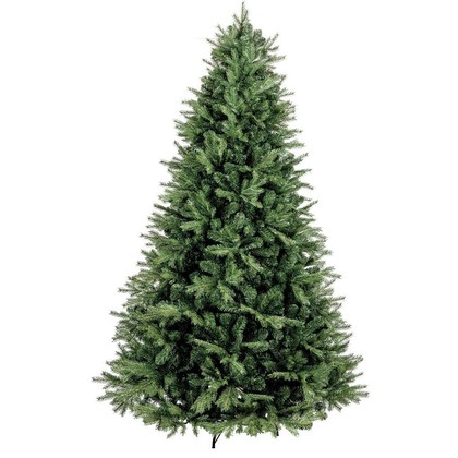 Χριστουγεννιάτικο Δέντρο Πράσινο με Κουκουνάρια και Μεταλλική Βάση 210cm Grande 23568
