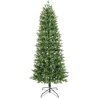 Χριστουγεννιάτικο Δέντρο Slim Πράσινο με Μεταλλική Βάση 240cm Πάρνωνας 23825
