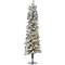Χριστουγεννιάτικο Δέντρο Slim Χιονισμένο Με Λαμπάκια 90cm 74489