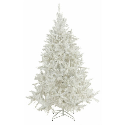Λευκό Χριστουγεννιάτικο Δέντρο με Μεταλλικό Κορμό 180cm 11067
