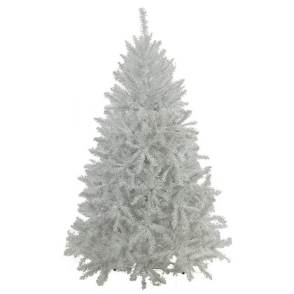 Λευκό-Ιριζέ Χριστουγεννιάτικο Δέντρο με Μεταλλικό Κορμό 180cm 144219