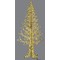 Illuminated Christmas Tree with 1368 Led Warm Lights 400cm 60321
