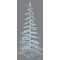 Illuminated Christmas Tree with 1100 Led White Lights 250cm 62365