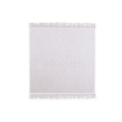 Frotte Kitchen Towel 50x50 NEF-NEF Strawberry Taste White 100% Cotton