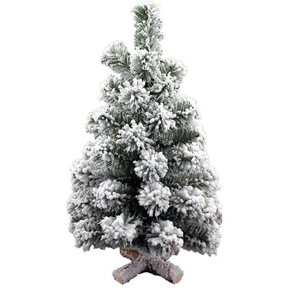 Μικρό Χιονισμένο Χριστουγεννιάτικο Δέντρο Γραφείου 60cm 991083