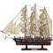 Wooden Traditional Boat 70x13x60(h)cm Blue-Red 31112
