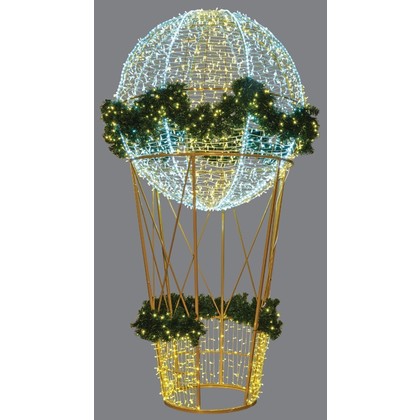 Illuminated Christmas Balloon 150x150x300cm 62361