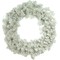 White Christmas Wreath D.75cm 224348
