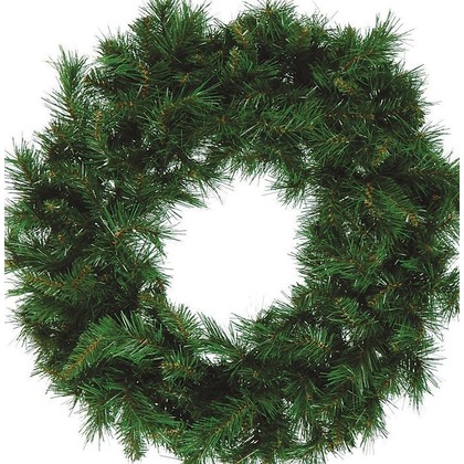 Πράσινο Χριστουγεννιάτικο Στεφάνι Φ.60cm 11257
