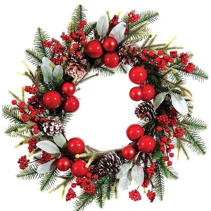 Christmas Wreath with Stand D.50cm 223971