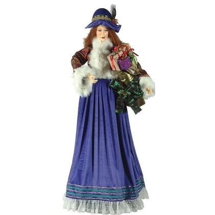Christmas Decorative Plush Female Harlequin 130(h)cm 166022
