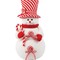 Πάνινος Χριστουγεννιάτικος Διακοσμητικός Χιονάνθρωπος 34x33x63cm D012131501-1WH