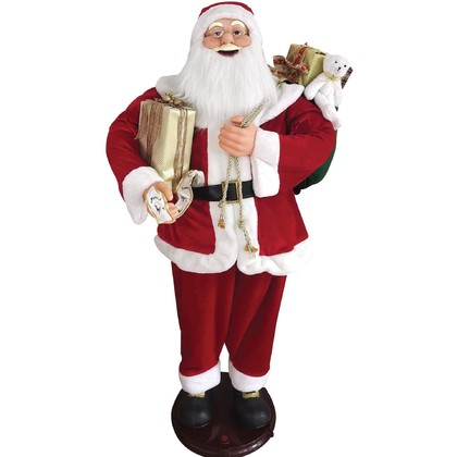 Διακοσμητικός Άγιος Βασίλης Με Μουσική Και Κίνηση 150cm TM-D 2150