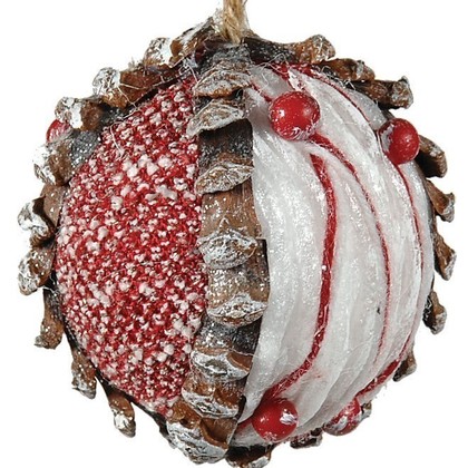 Χριστουγεννιάτικη Μπάλα Φελιζόλ 9cm 154893