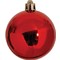 Κόκκινη Πλαστική Γυαλιστερή Χριστουγεννιάτικη Μπάλα 25cm 23708
