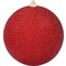 Πλαστική Χριστουγεννιάτικη Μπάλα Διακόσμησης Με Glitter 30cm 144175