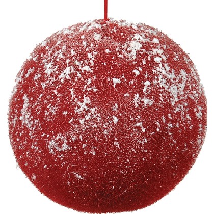 Red Foam Christmas Bauble 20cm 154899