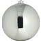 Ασημί Πλαστική Γυαλιστερή Χριστουγεννιάτικη Μπάλα 30cm 3331