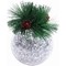 Διάφανη Πλαστική Χριστουγεννιάτικη Μπάλα 8cm 50190145