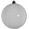 Λευκή Πλαστική Γυαλιστερή Χριστουγεννιάτικη Μπάλα 10cm 50187244