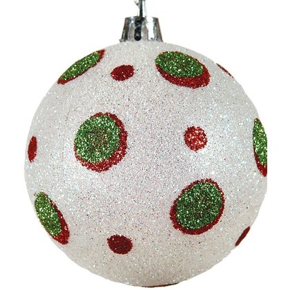 Plastic Christmas Ornament 10cm 154752