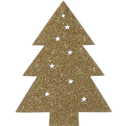 Ξύλινο Κρεμαστό Χριστουγεννιάτικο Στολίδι Σετ 2τμχ. 5x7(h)cm & 7x9(h)cm S50187040