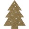 Ξύλινο Κρεμαστό Χριστουγεννιάτικο Στολίδι Σετ 2τμχ. 5x7(h)cm & 7x9(h)cm S50187040
