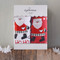 Σετ Χριστουγεννιάτικες Πετσέτες  2 Τεμαχίων 30x50 Rythmos Christmas Terry Gift Set Λευκό - Κόκκινο 100% Βαμβάκι