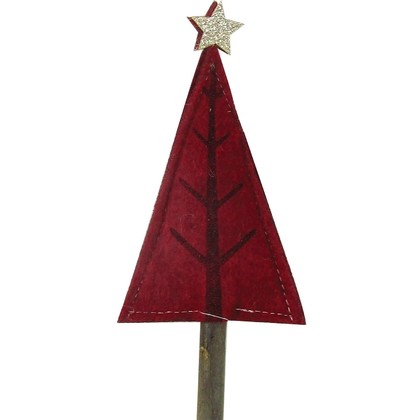 Πάνινο Κρεμαστό Χριστουγεννιάτικο Στολίδι 8x2x17(h)cm A56-221521