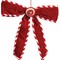 Κόκκινος Χριστουγεννιάτικος Φιόγκος 38cm D012030832-2RD