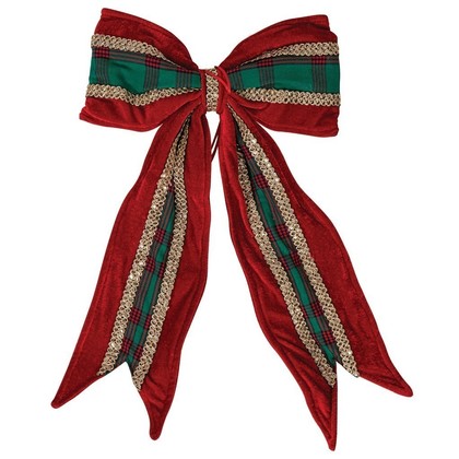 Red Christmas Bow 26x3x45(h)cm 23784
