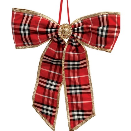 Red Christmas Bow 45cm 64815375-B