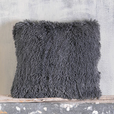 Product partial letizia gray fur pillow