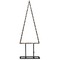 Μεταλλικό Φωτιζόμενο Χριστουγεννιάτικο Τρίγωνο Με 100 Led Φωτάκια Θερμού Φωτισμού 27x80(h)cm 60232
