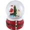 Χριστουγεννιάτικη Χιονόμπαλα Με Φως Μπαταρίας 6,5x6,5x9(h)cm AG21567