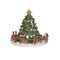 Διακοσμητικό Κουρδιστό Χριστουγεννιάτικο Δέντρο με Μουσική & Κίνηση 16x16x15cm Inart 2-60-961-0007