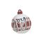 Χριστουγεννιάτικο Επιτραπέζιο Διακοσμητικό Μπάλα Resin 12x13x15cm Inart 2-70-944-0063