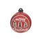 Χριστουγεννιάτικο Επιτραπέζιο Διακοσμητικό Μπάλα Κεραμικό Φ13x15cm Inart 2-70-944-0083