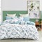 Double Bed Sheets Set 4pcs 230x260 SB Home Sateen Collection Joanna Light Blue 100% Sateen Cotton 205TC