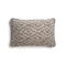 Decorative Pillowcase Gans Seam 45x45cm Chenille-Jacquard Aslanis Home Akritas Gray/ Bronze 685389
