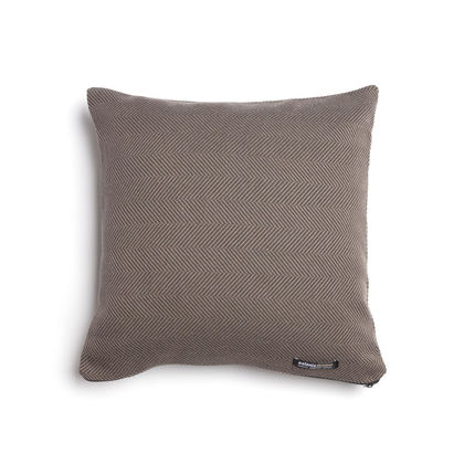 Decorative Pillowcase Gans Seam 60x60cm Jacquard Aslanis Home Atheras Brown 685522