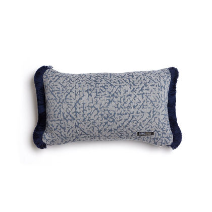 Decorative Pillowcase Trimming 30x50cm Jacquard Aslanis Home Athos Blue/ Gray 685463