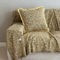 Decorative Pillowcase Trimming 45x45cm Jacquard Aslanis Home Athos Gold/ Gray 685473